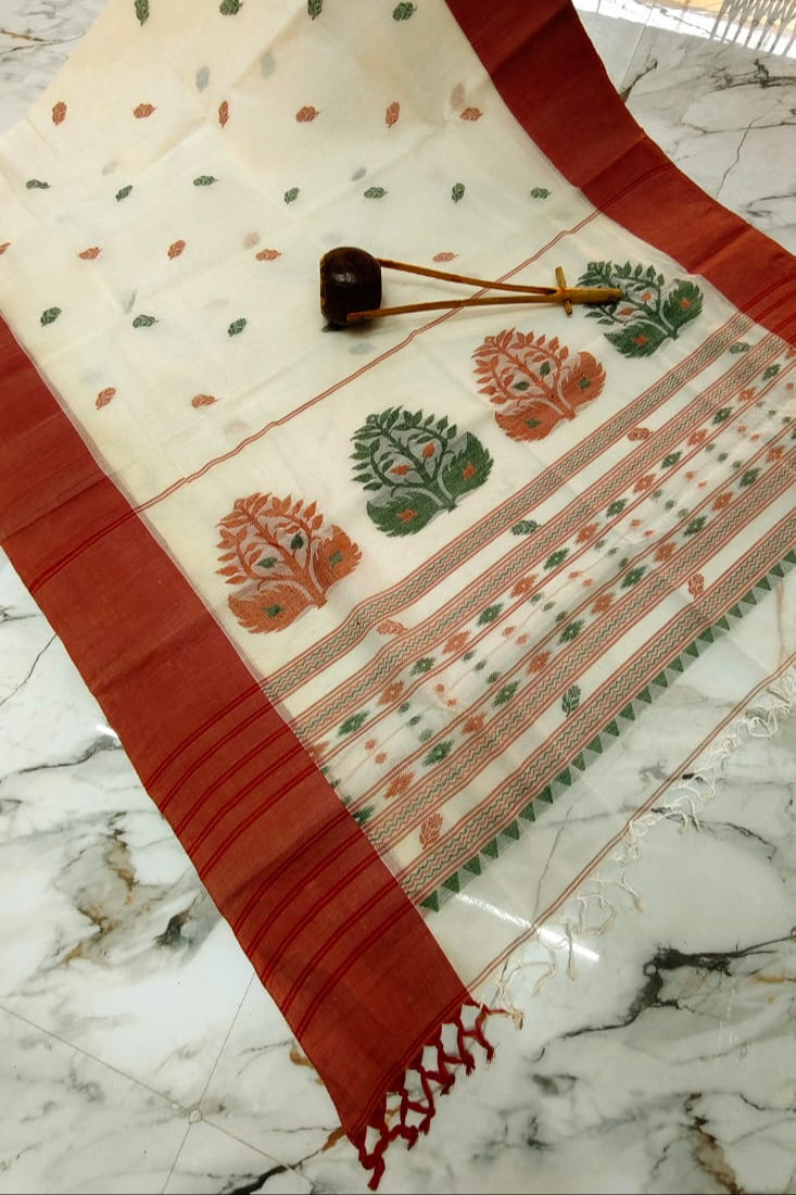 Ashmi Tangail Tant Cotton Saree