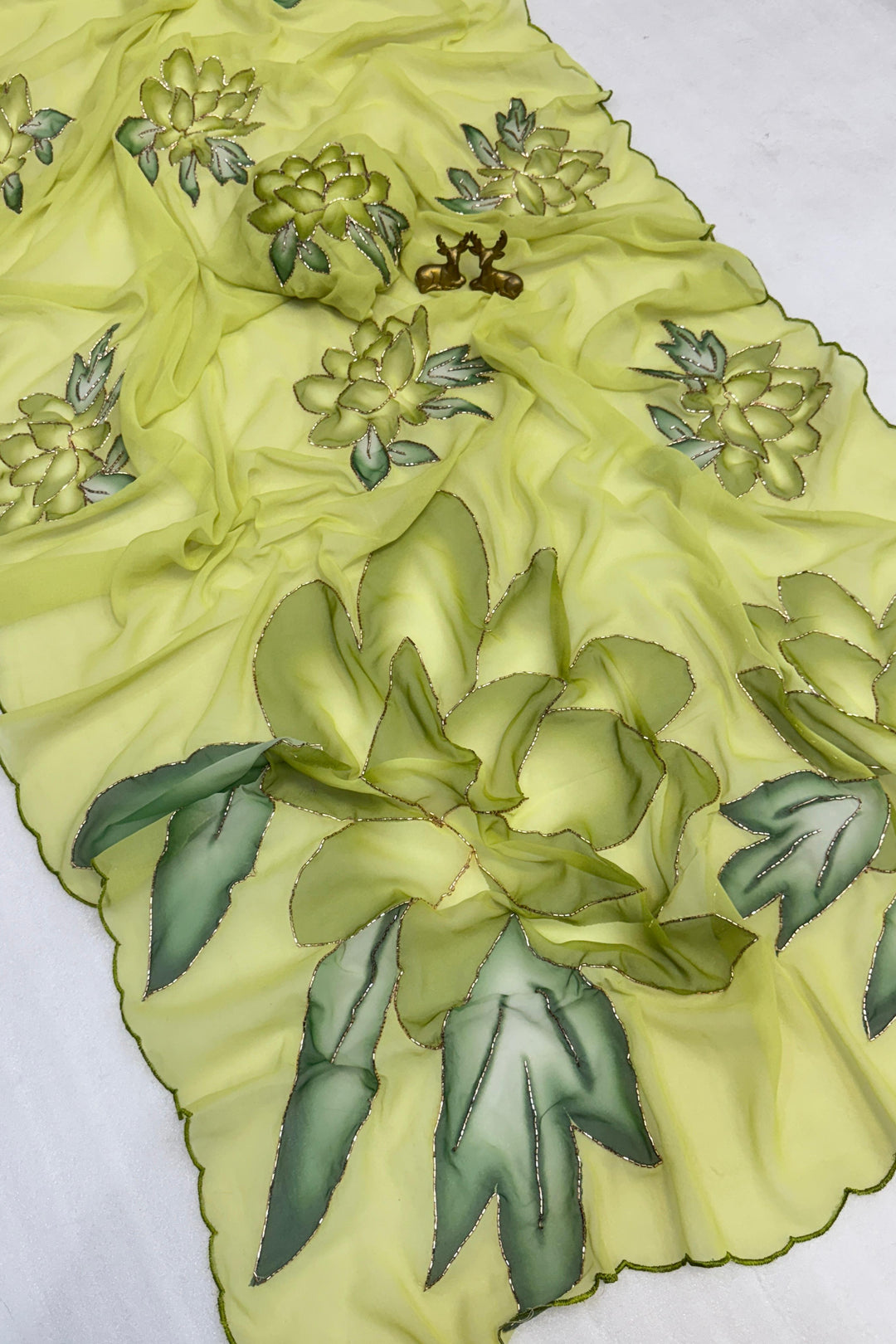 New Beautiful Fancy Chiffon Saree