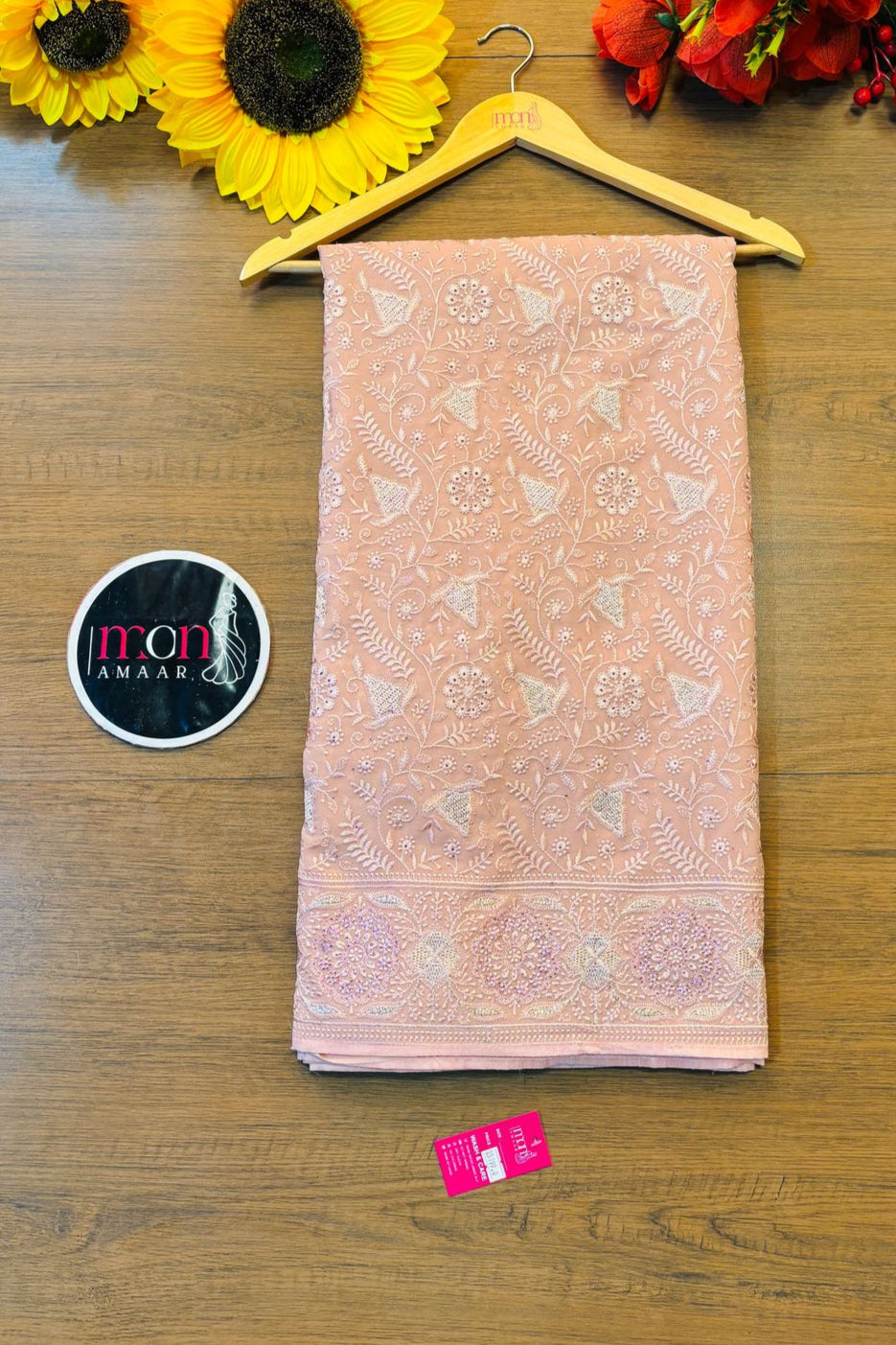 Celebration-A Designer Saree(Pink)