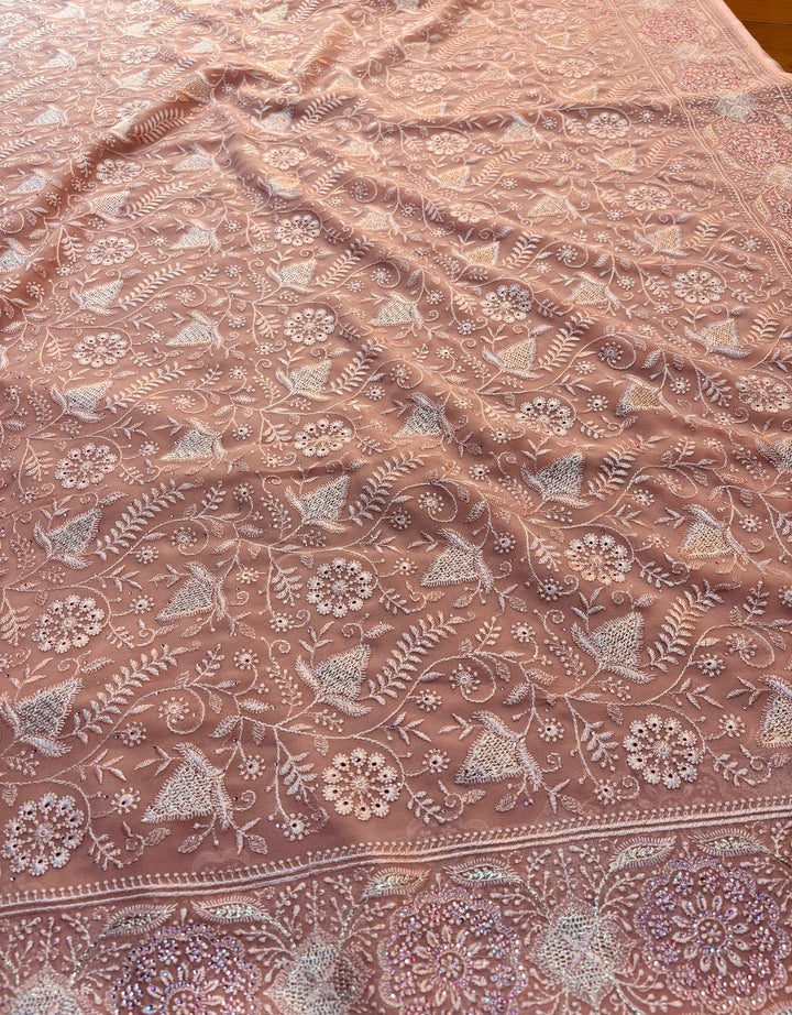 Celebration-A Designer Saree(Pink)