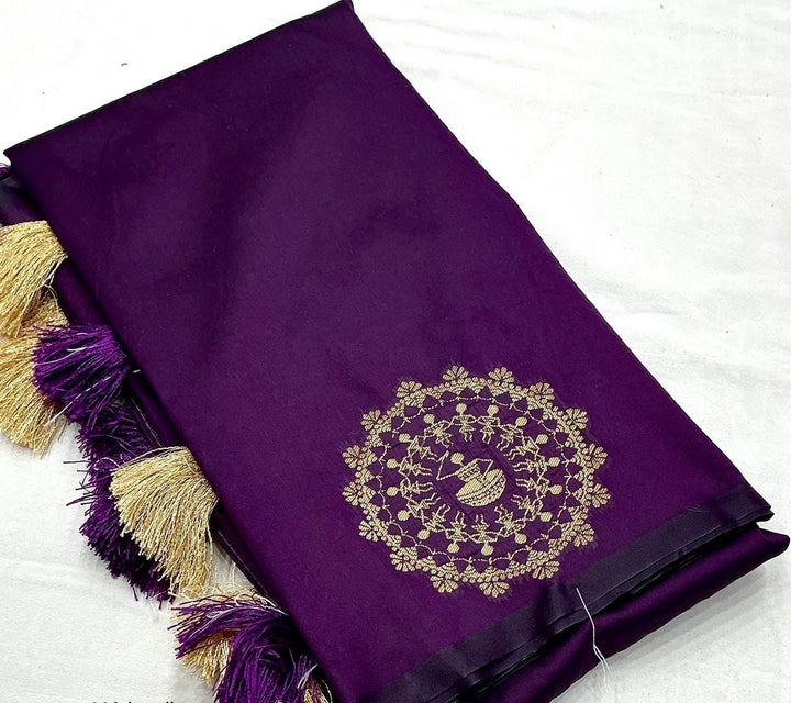 Blossom Bay Fancy Silk Saree