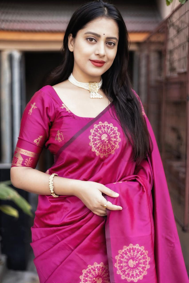 Blossom Bay Fancy Silk Saree