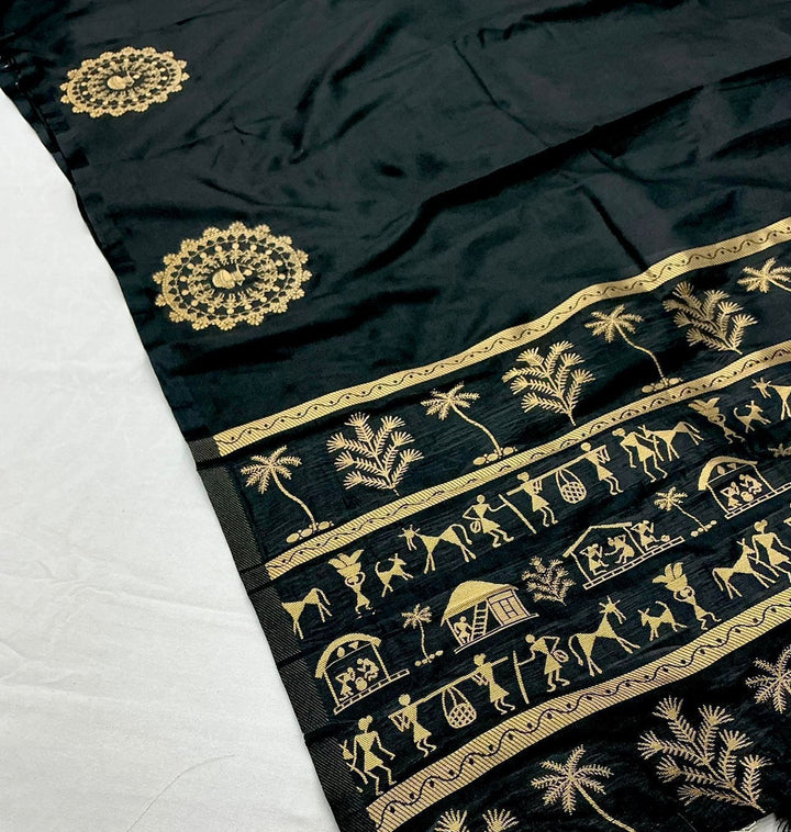 Blossom Bay Fancy Silk Saree