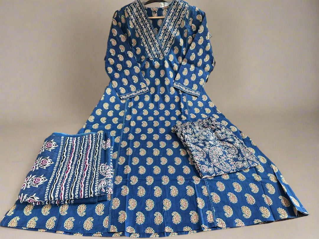 Beauty Of Dawn Cotton Kurti Set