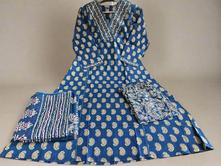 Beauty Of Dawn Cotton Kurti Set