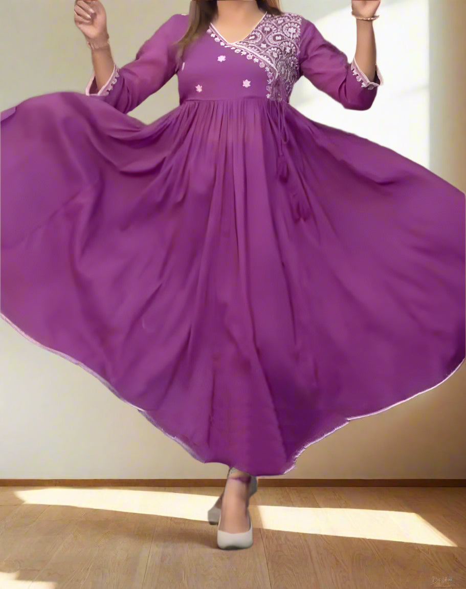 Master Of Colors Cotton Kurti Set