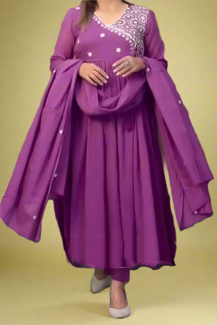 Master Of Colors Cotton Kurti Set