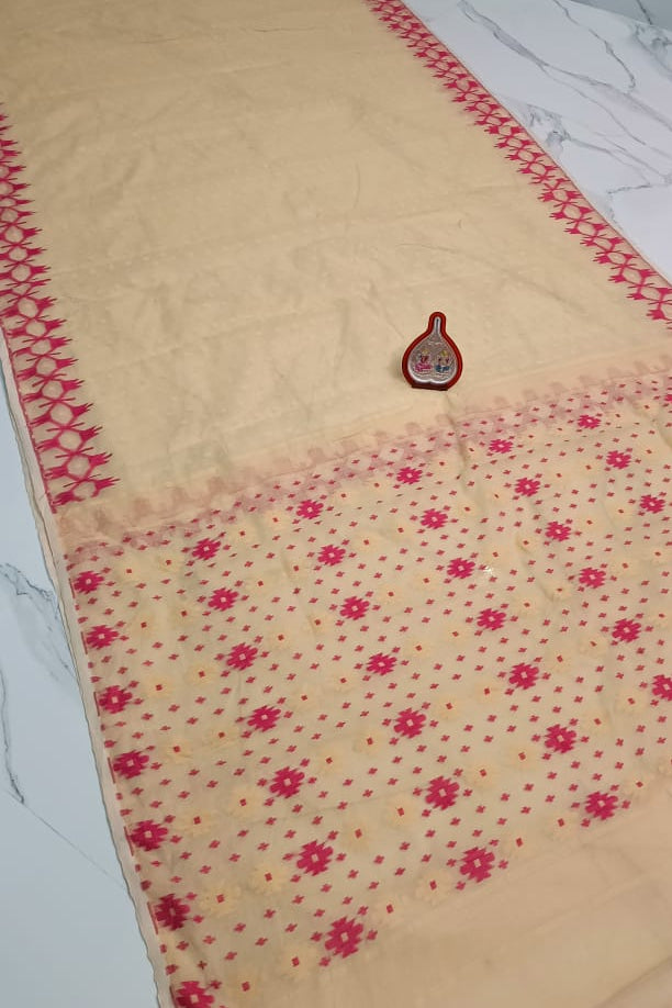SuryaSikhar Dhakai Jamdani Saree