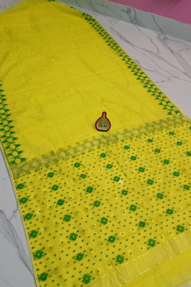 SuryaSikhar Dhakai Jamdani Saree