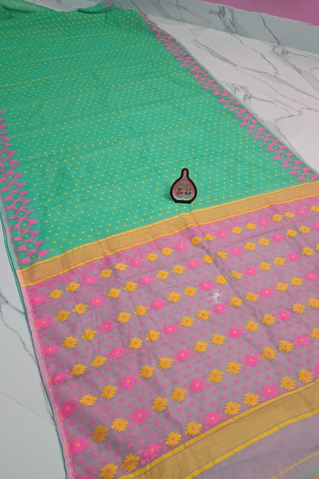 SuryaSikhar Dhakai Jamdani Saree