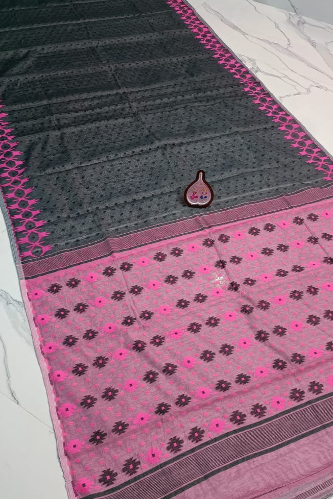 SuryaSikhar Dhakai Jamdani Saree