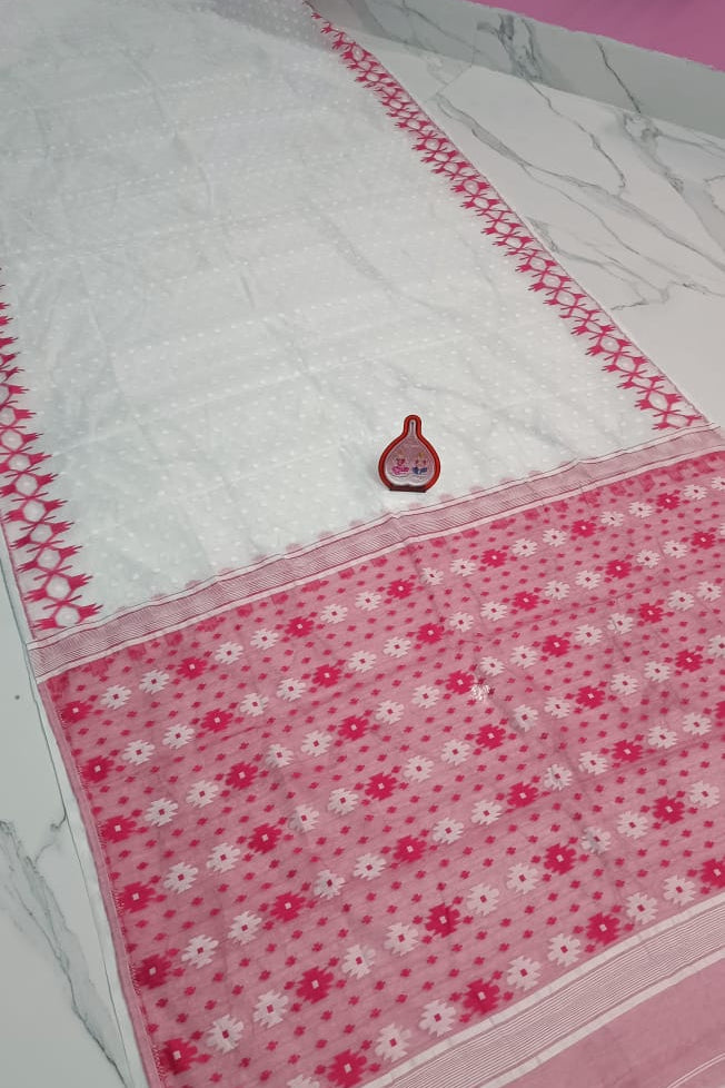 SuryaSikhar Dhakai Jamdani Saree
