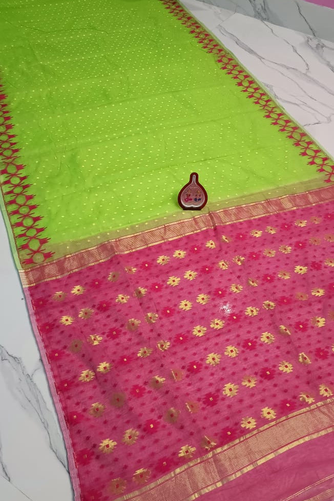 SuryaSikhar Dhakai Jamdani Saree