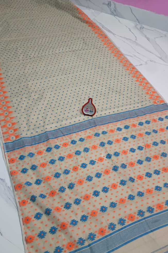 SuryaSikhar Dhakai Jamdani Saree