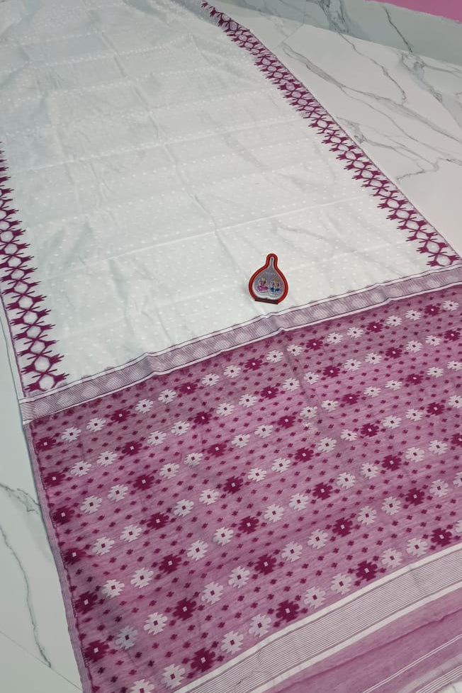 SuryaSikhar Dhakai Jamdani Saree