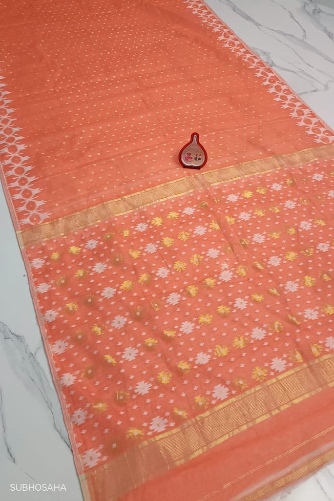 SuryaSikhar Dhakai Jamdani Saree