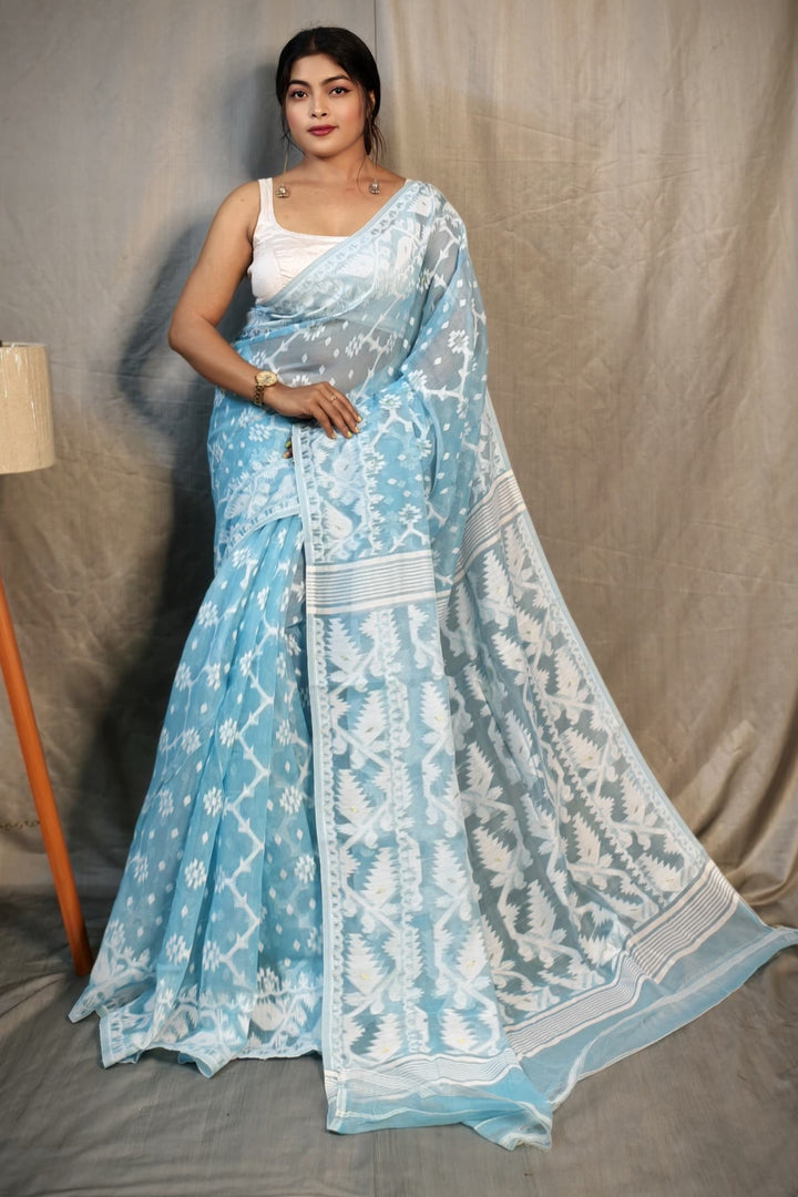 Chitralekha Dhakai Jamdani Saree