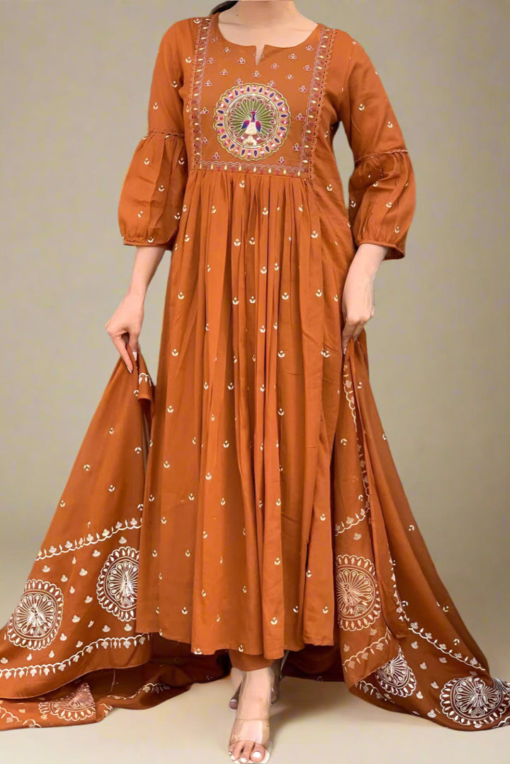 Reflecting On The Journey Cotton Kurti Set