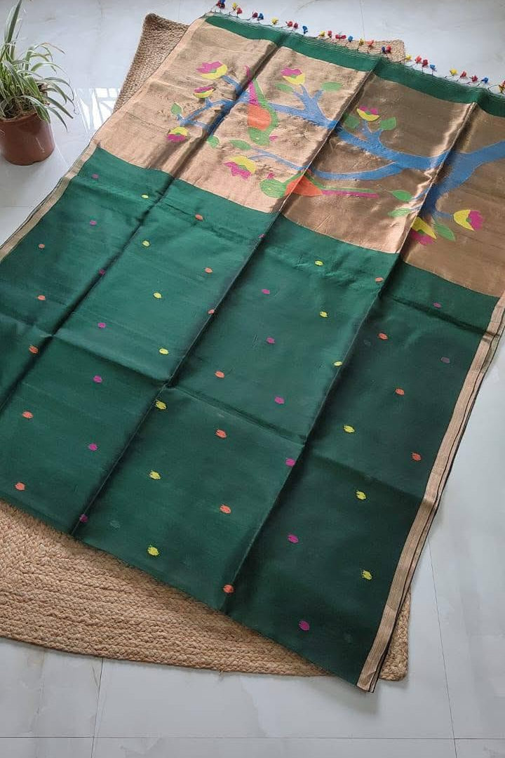 Poroshmoni Muslin Jamdani Saree
