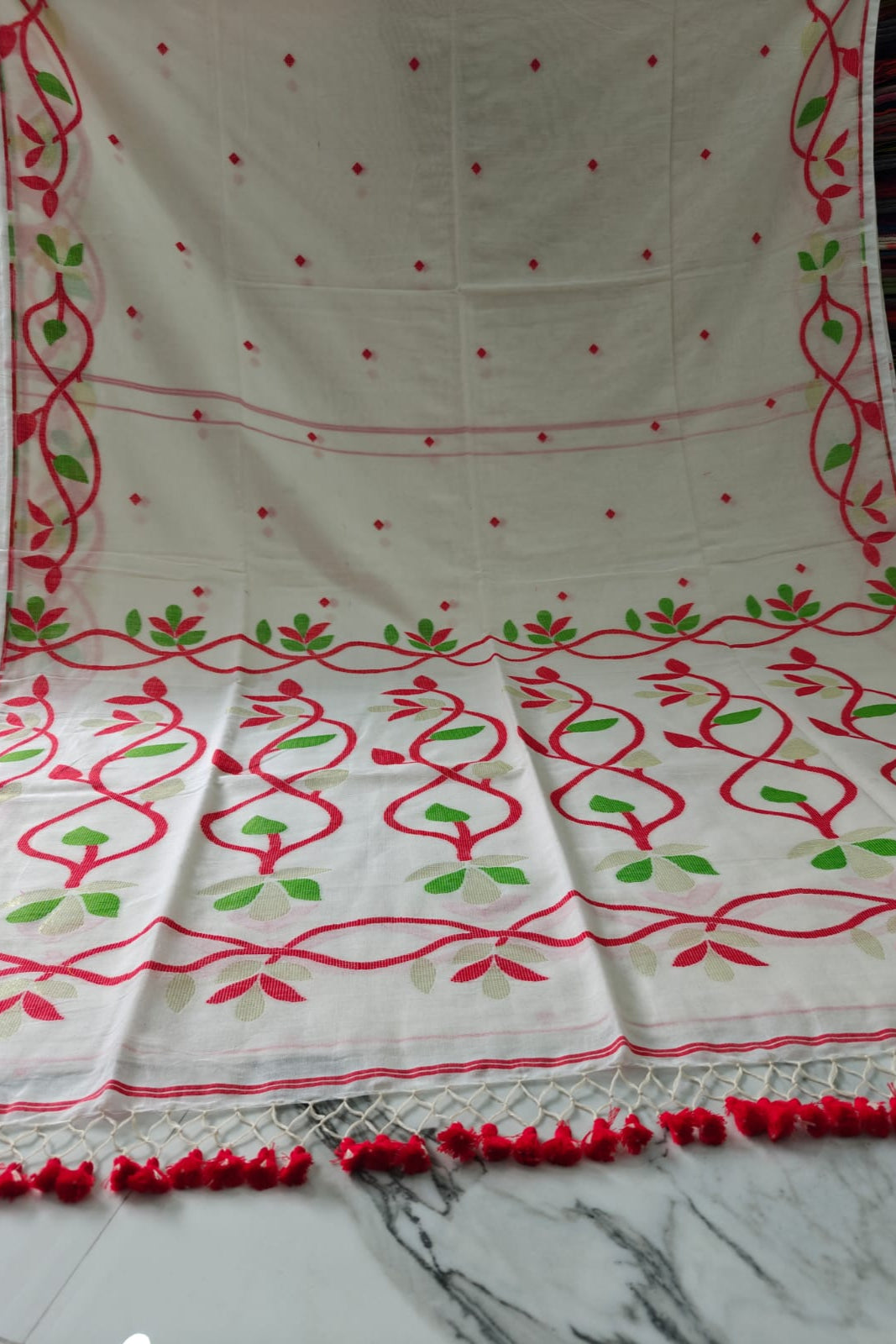 Nribitto Cotton Jamdani Saree