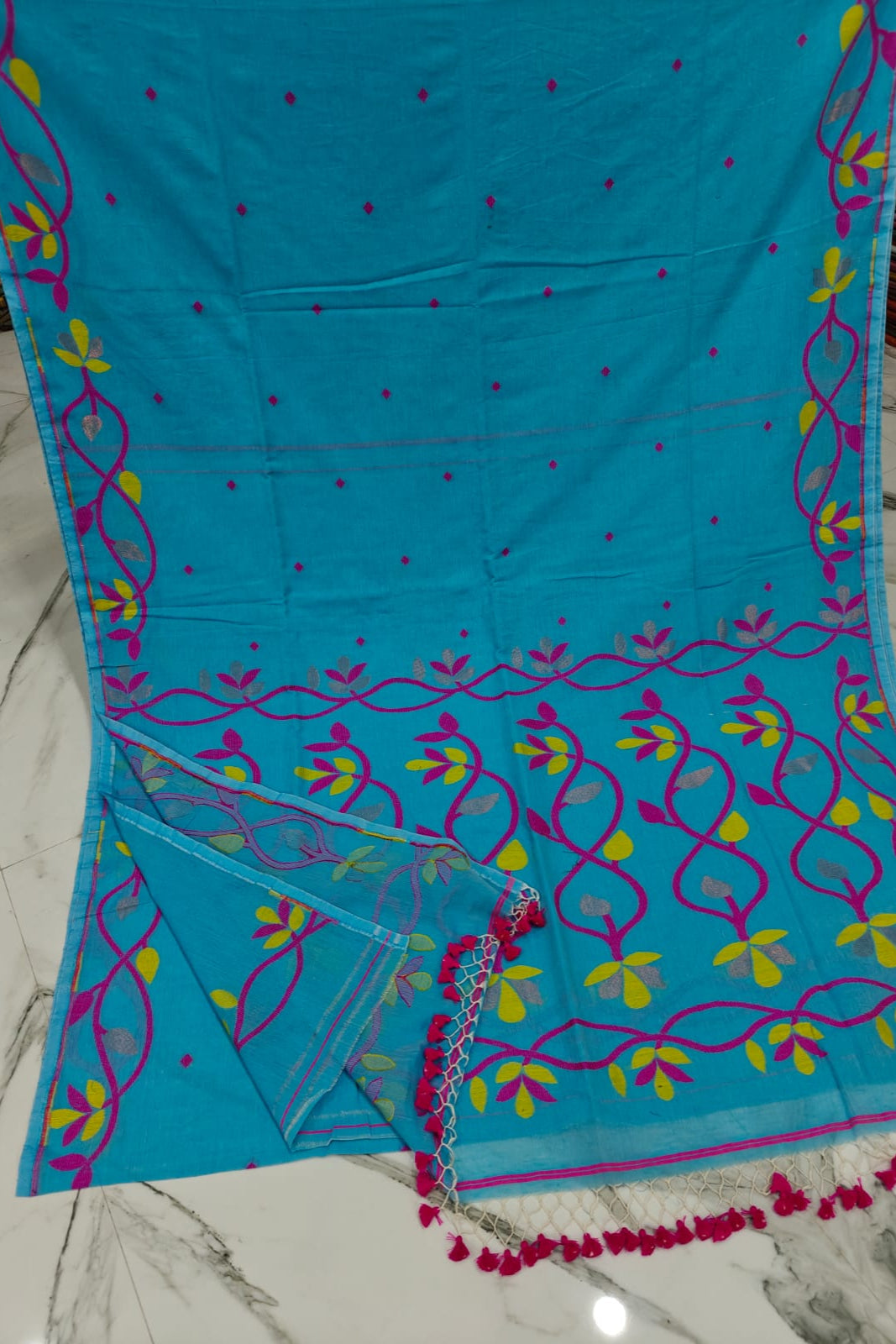 Nribitto Cotton Jamdani Saree