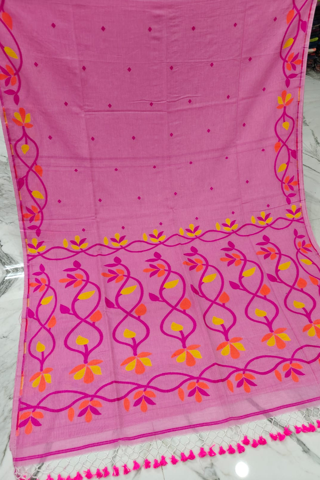 Nribitto Cotton Jamdani Saree