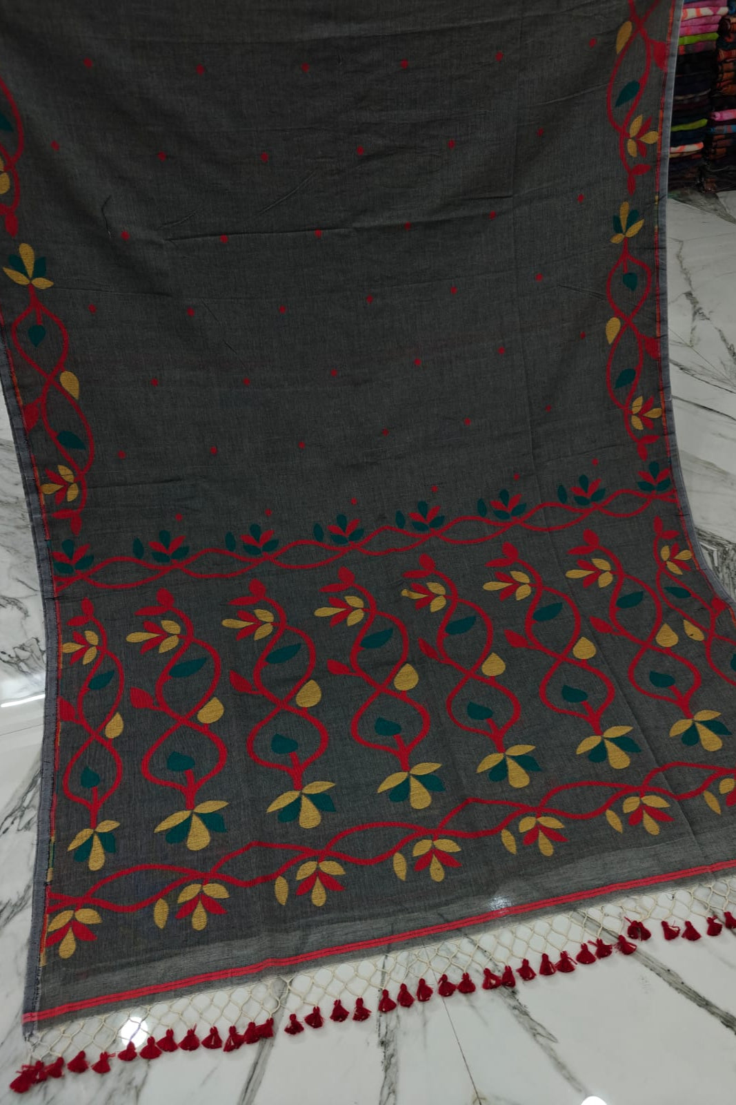 Nribitto Cotton Jamdani Saree