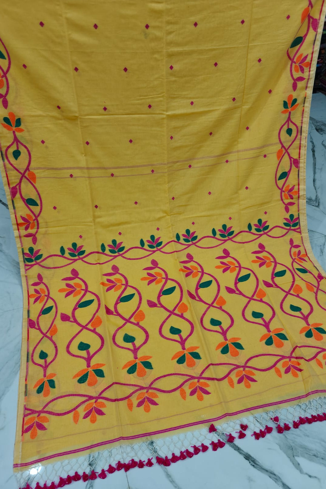Nribitto Cotton Jamdani Saree