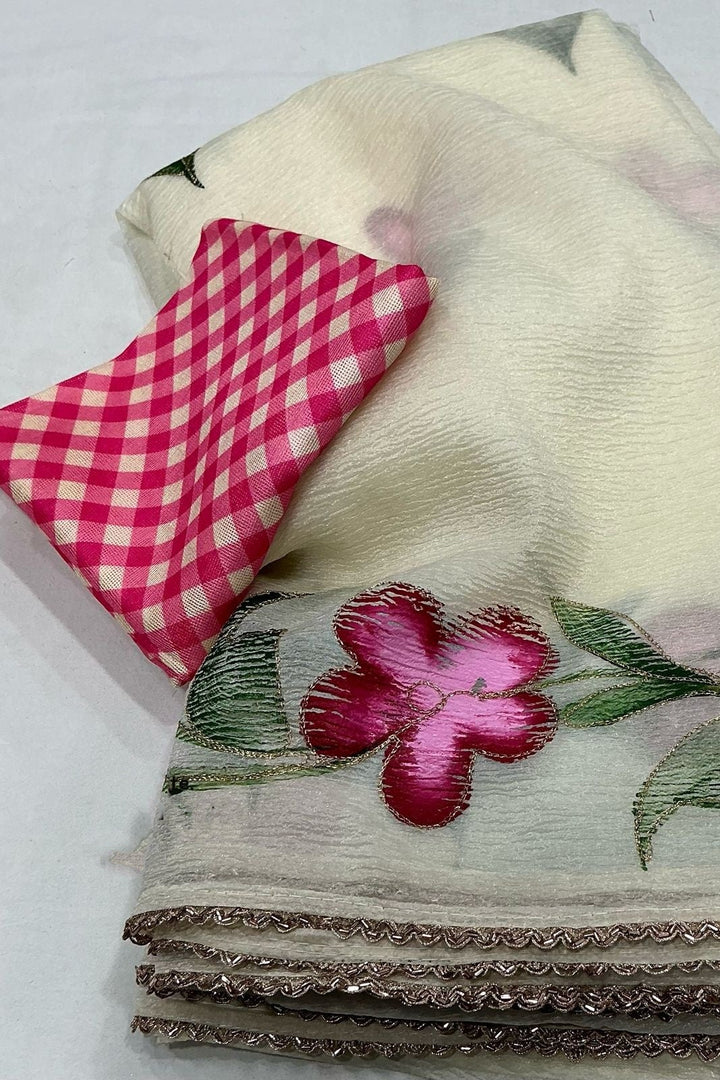 Colors Of Rangoli Crush Silk Saree