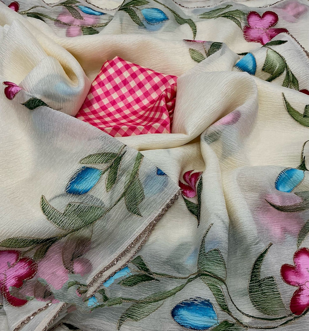 Colors Of Rangoli Crush Silk Saree