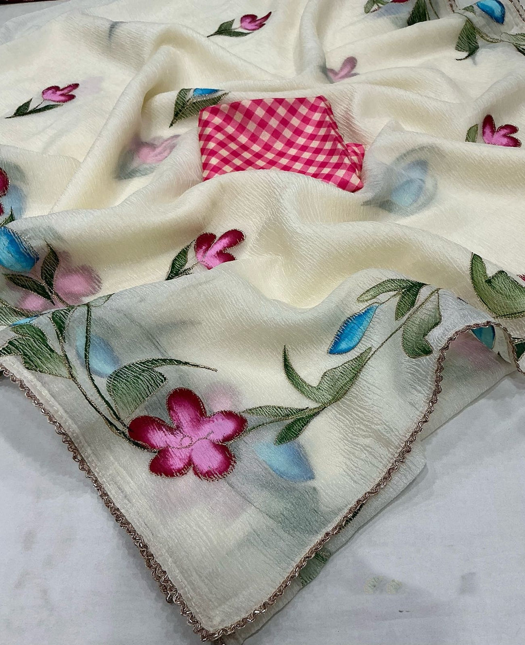 Colors Of Rangoli Crush Silk Saree