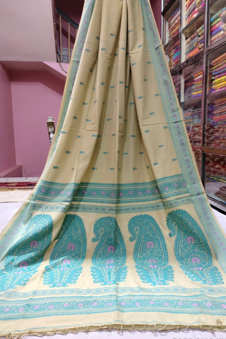 Woven with Heritage Cotton Baluchuri Saree