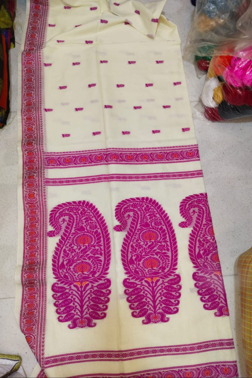 Woven with Heritage Cotton Baluchuri Saree