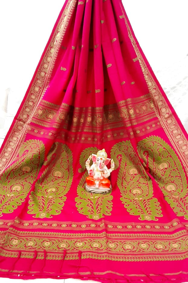Woven with Heritage Cotton Baluchuri Saree