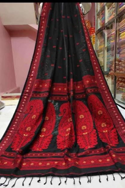 Woven with Heritage Cotton Baluchuri Saree