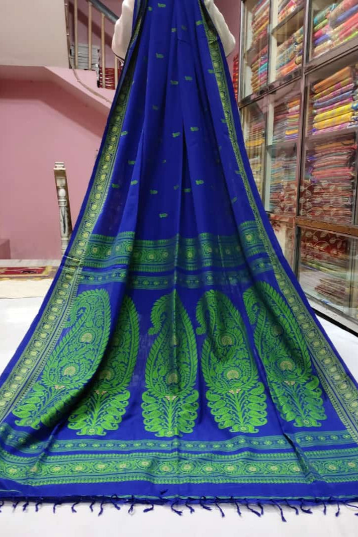 Woven with Heritage Cotton Baluchuri Saree