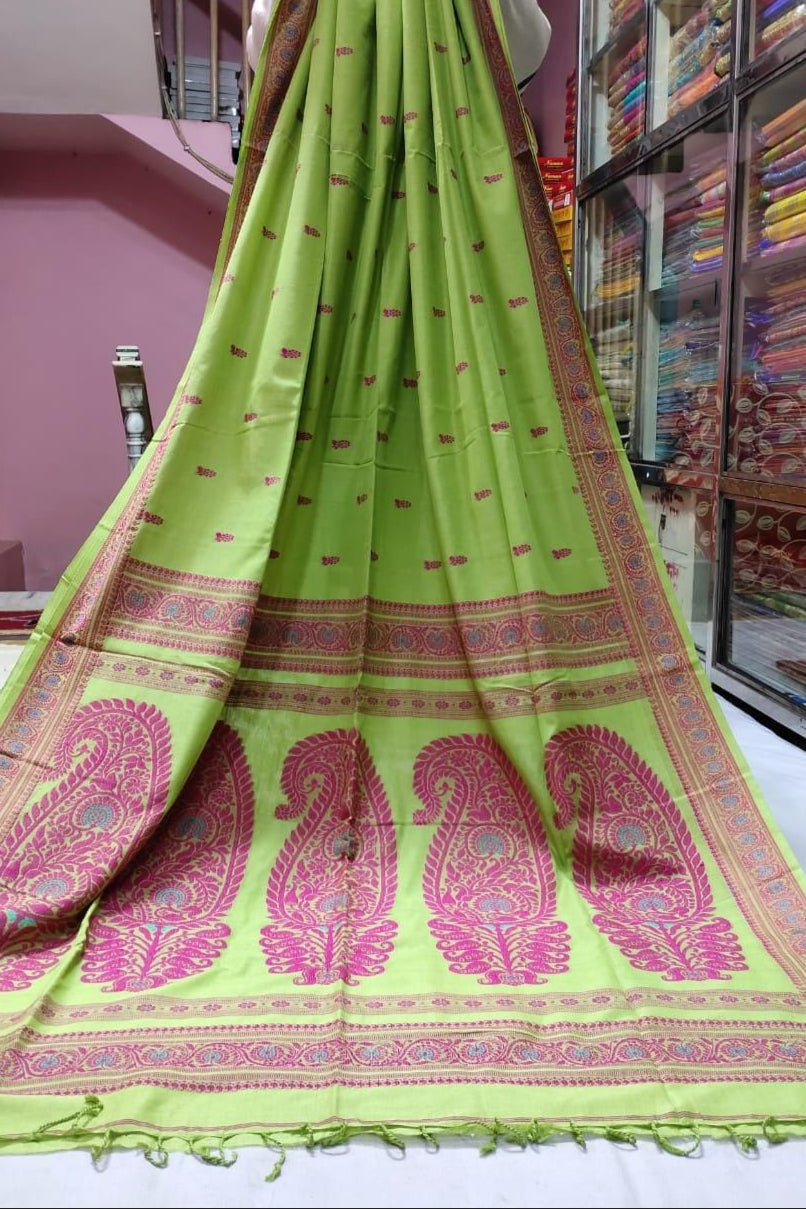 Woven with Heritage Cotton Baluchuri Saree
