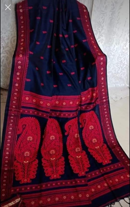 Woven with Heritage Cotton Baluchuri Saree