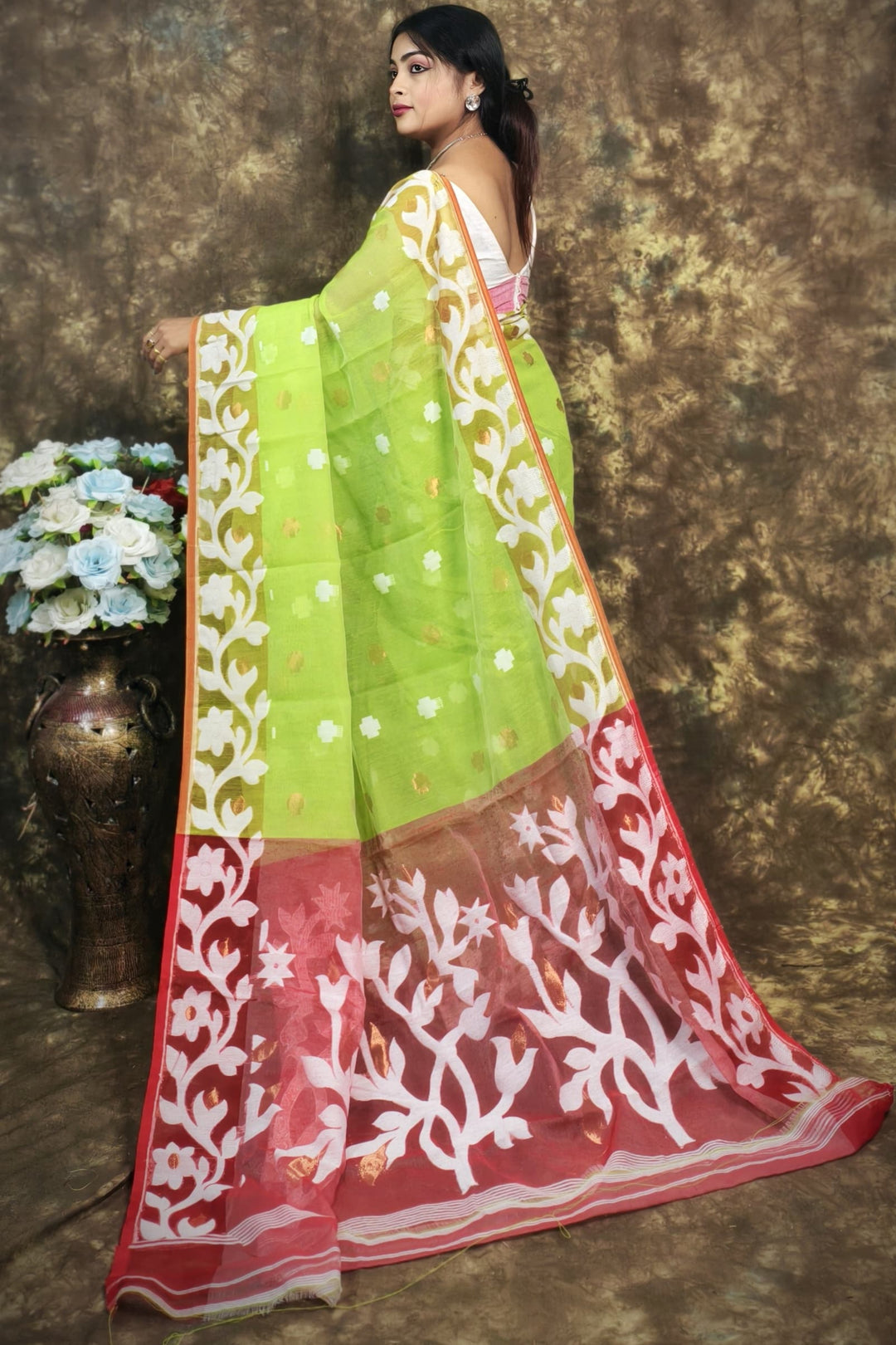 Countless Rituals Dhakai Jamdani Saree