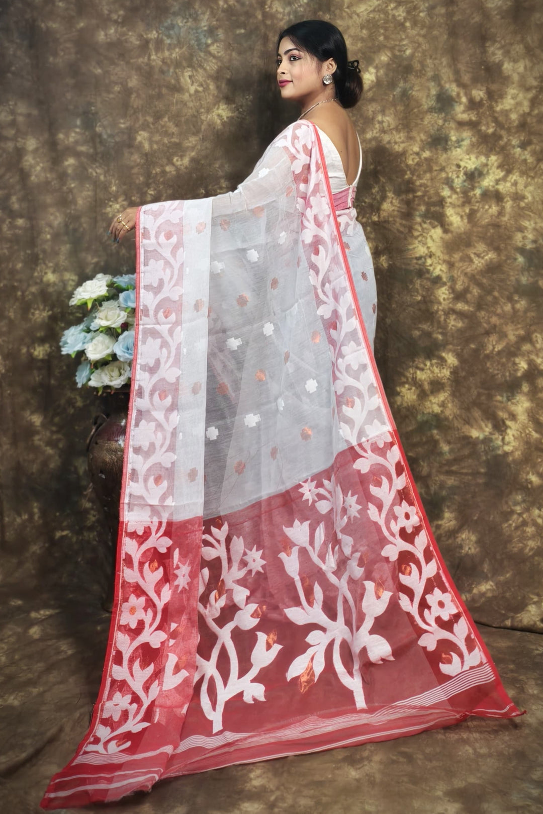 Countless Rituals Dhakai Jamdani Saree