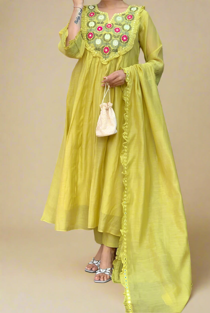 A Little Art Cotton Kurti Set