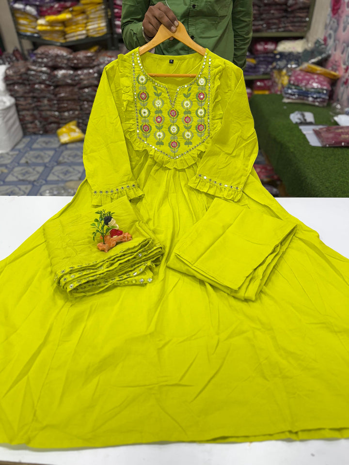 A Little Art Cotton Kurti Set