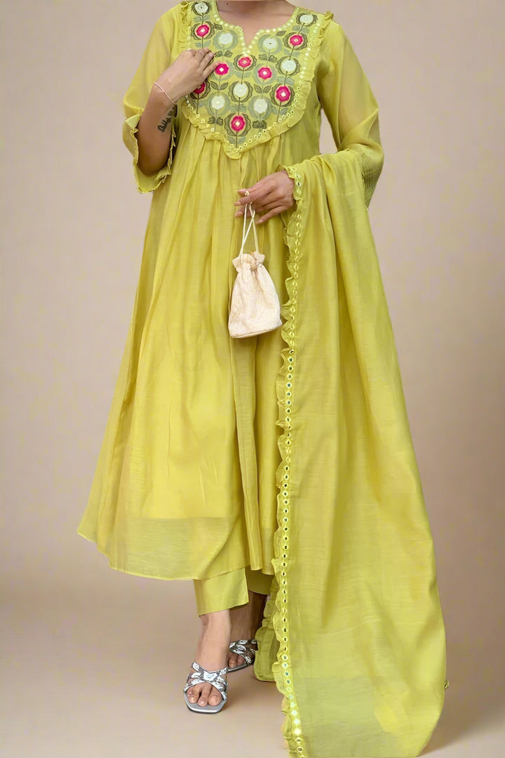 A Little Art Cotton Kurti Set