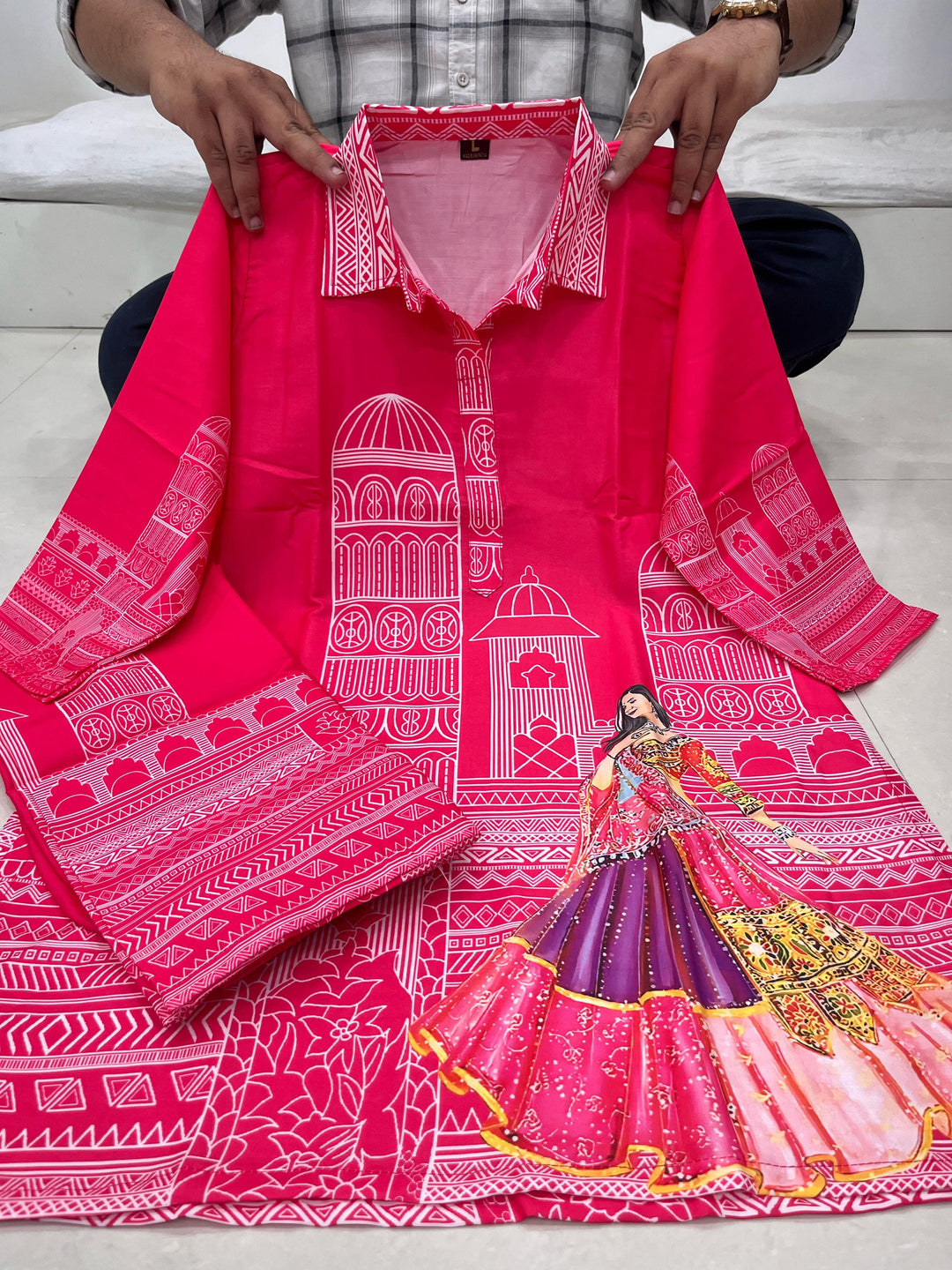 Warm Heart Muslin Coord Set