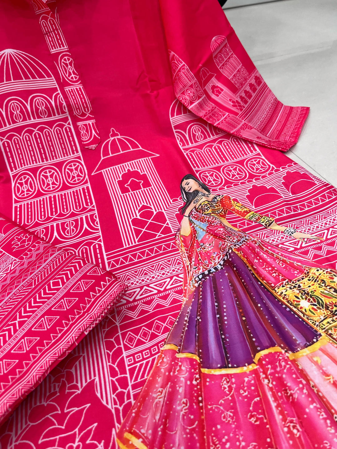 Warm Heart Muslin Coord Set