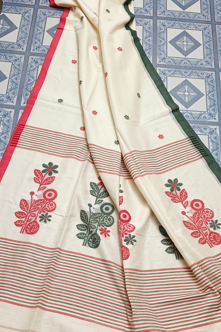 Tithi Khadi Cotton Saree
