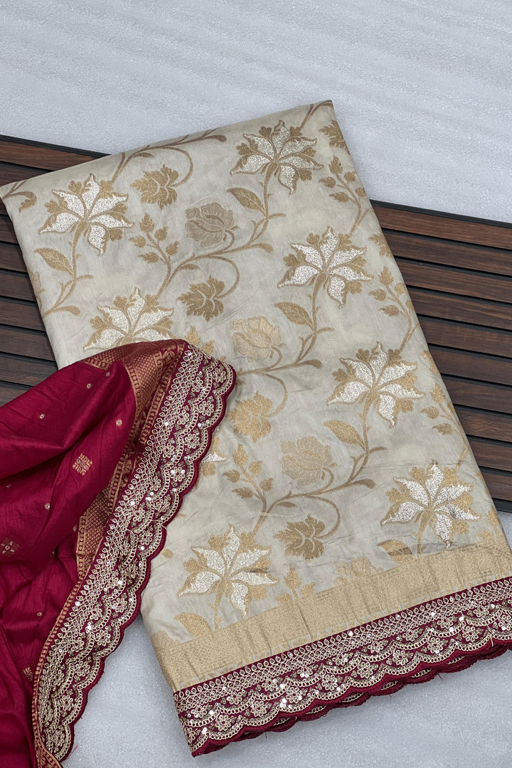 Grace Beyond Time Banarasi Dola Silk Saree