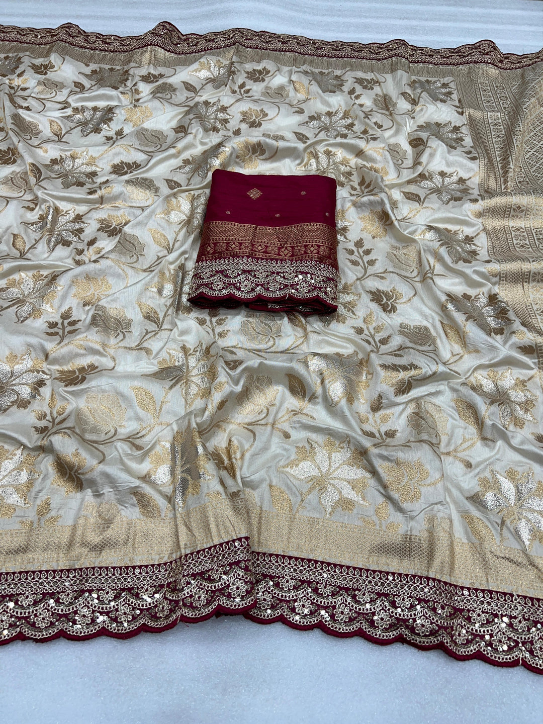 Grace Beyond Time Banarasi Dola Silk Saree