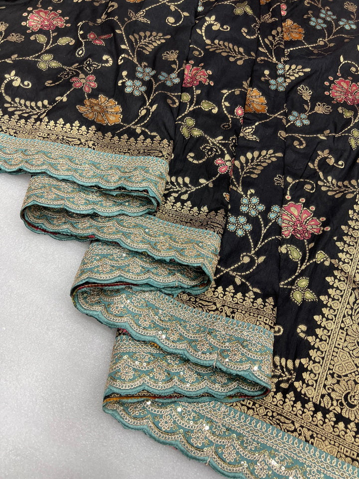 Little Miss Sunshine Banarasi Dola Silk Saree