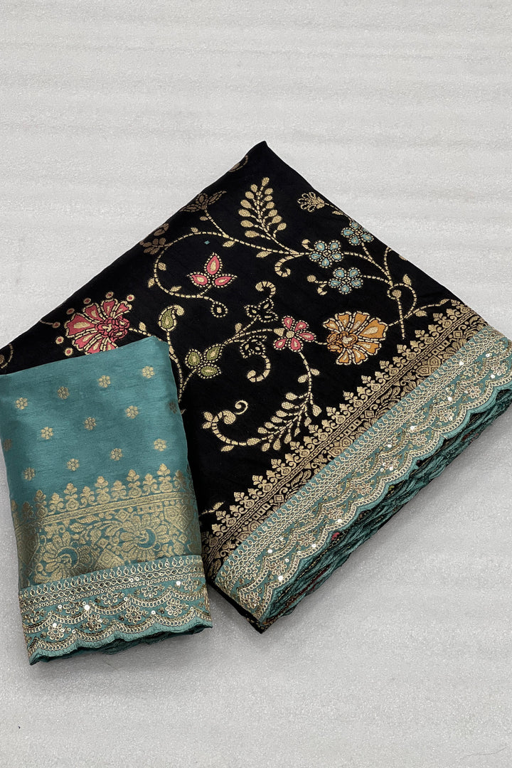 Little Miss Sunshine Banarasi Dola Silk Saree